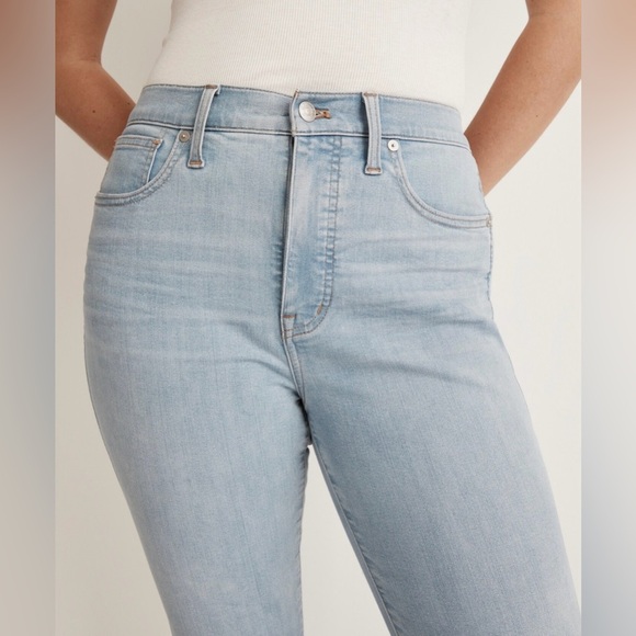 NWT Madewell Jeans Women's Size 29 High-Rise Skinny Crop in Charlemont Wash - Picture 4 of 16